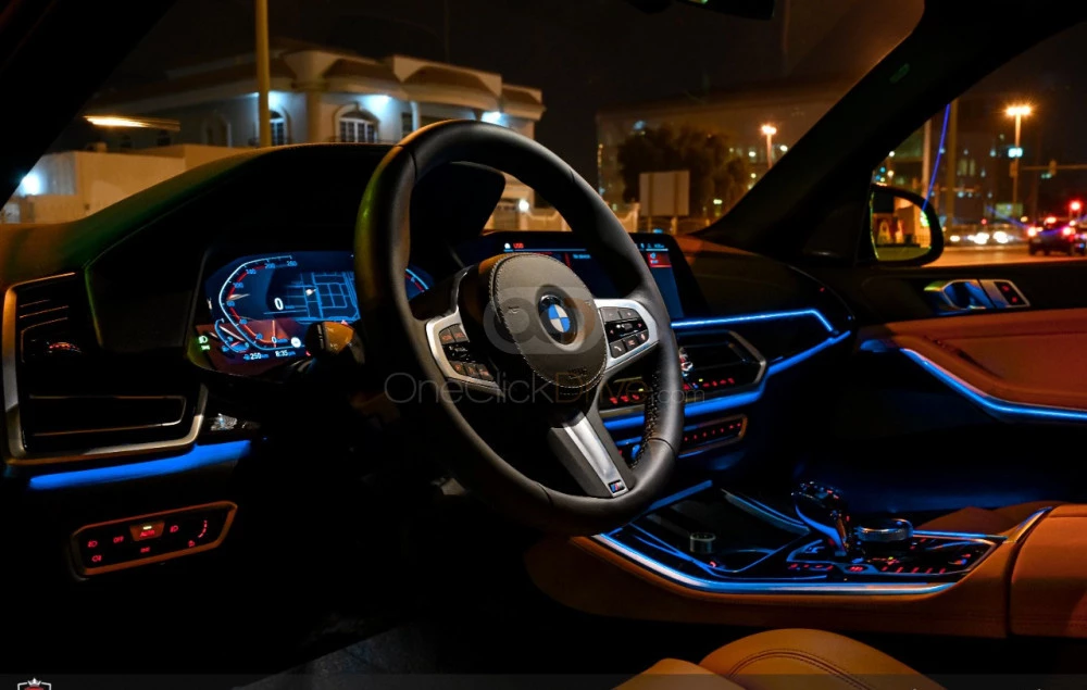 Black BMW X5 2022 for rent in Dubai 3
