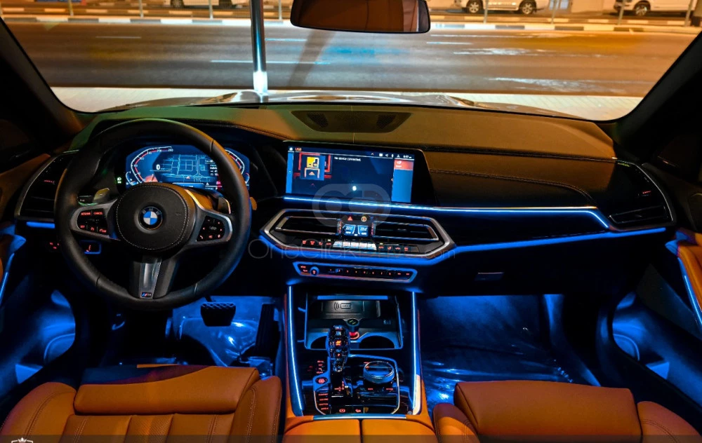 Black BMW X5 2022 for rent in Dubai 4
