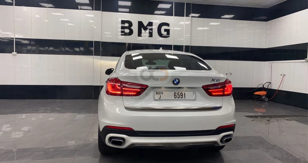 White BMW X6 M40 2019 for rent in Dubai 10