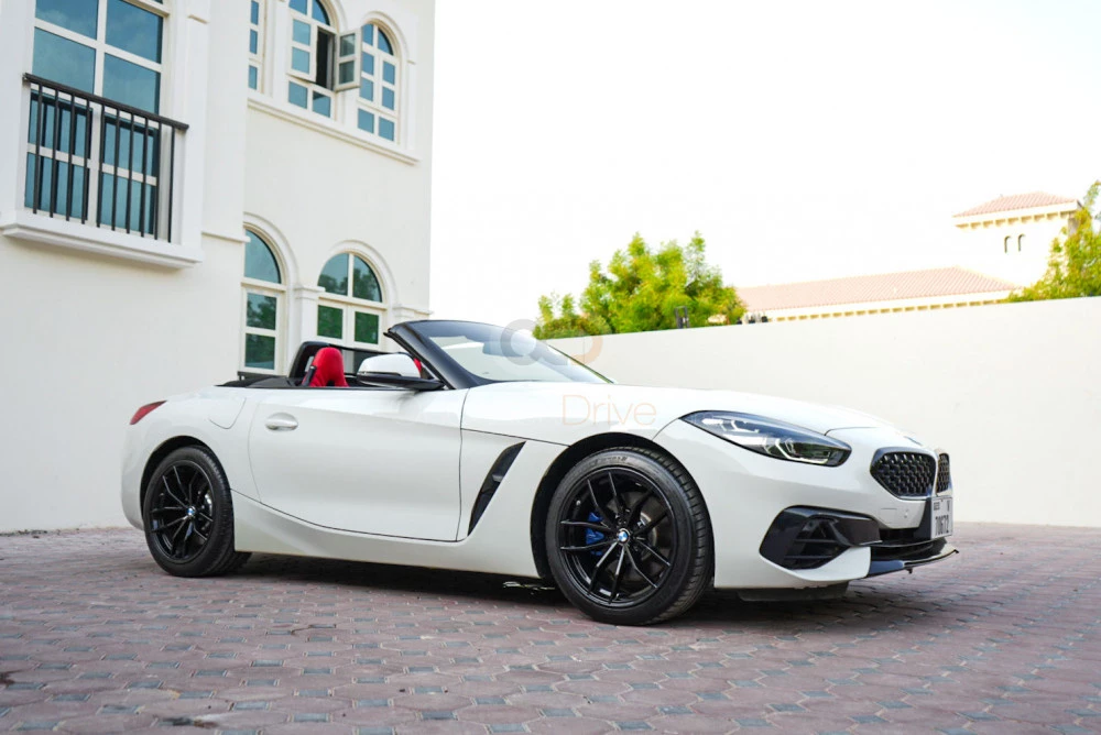 White BMW Z4 2019 for rent in Dubai 8
