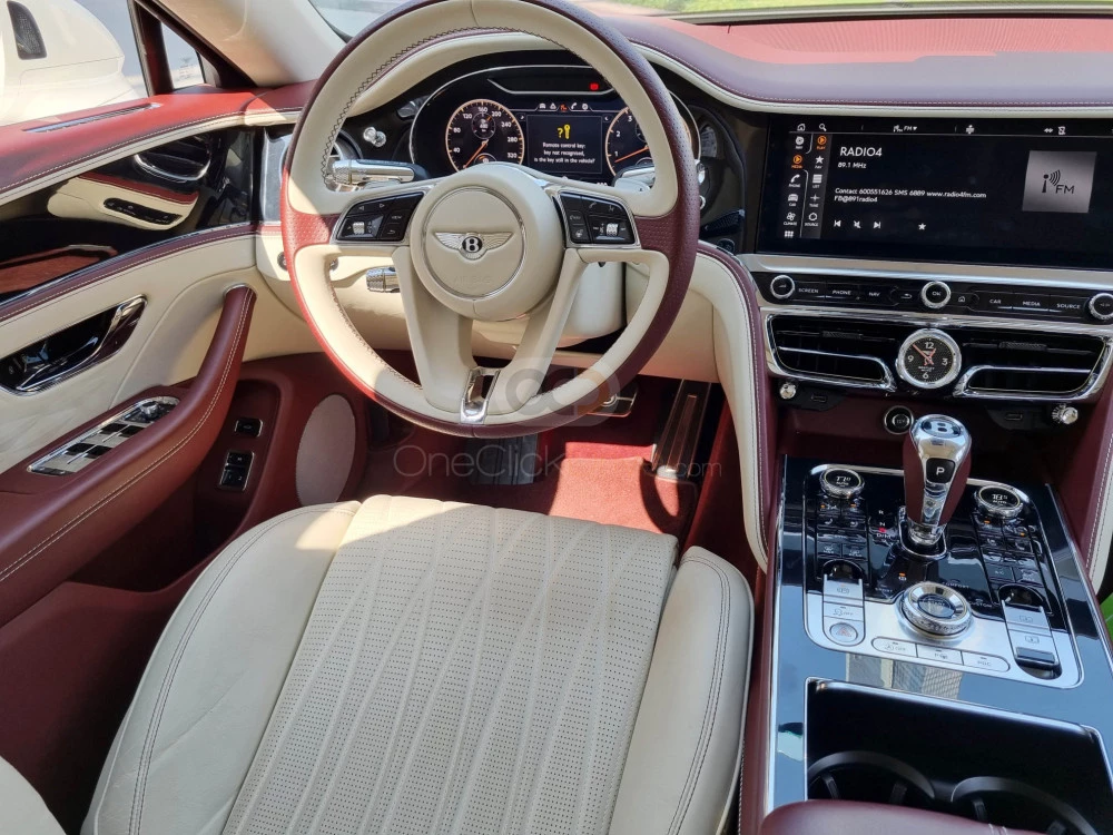 White Bentley Flying Spur  2020 for rent in Dubai 6