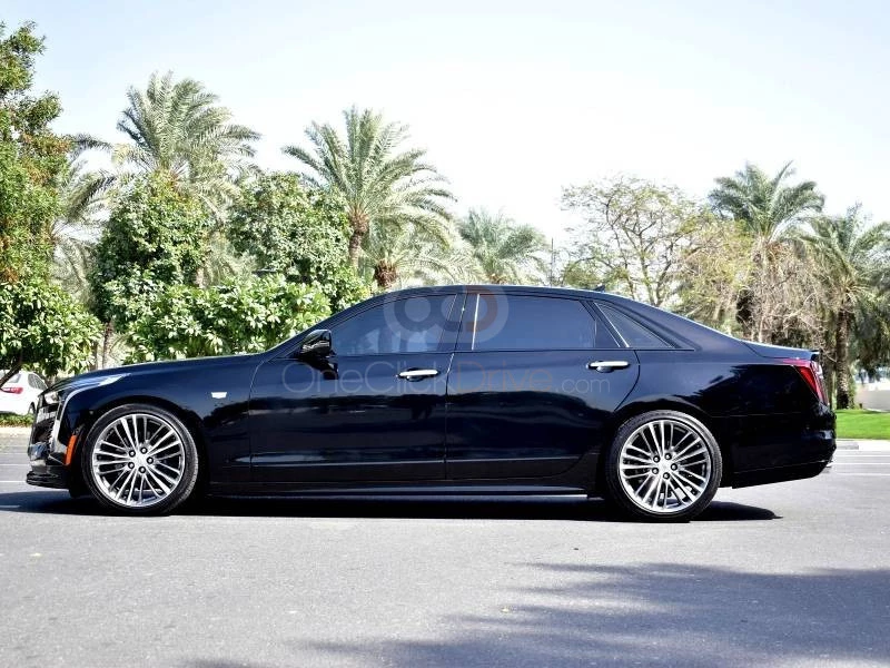 Black Cadillac CT6  2019 for rent in Dubai 2