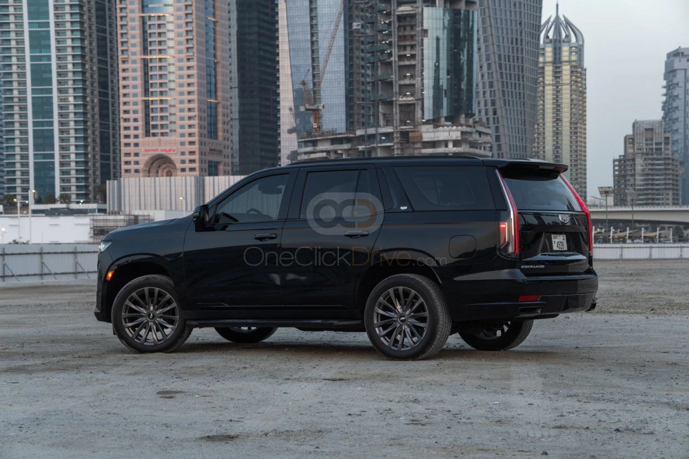 Black Cadillac Escalade 2021 for rent in Dubai 2