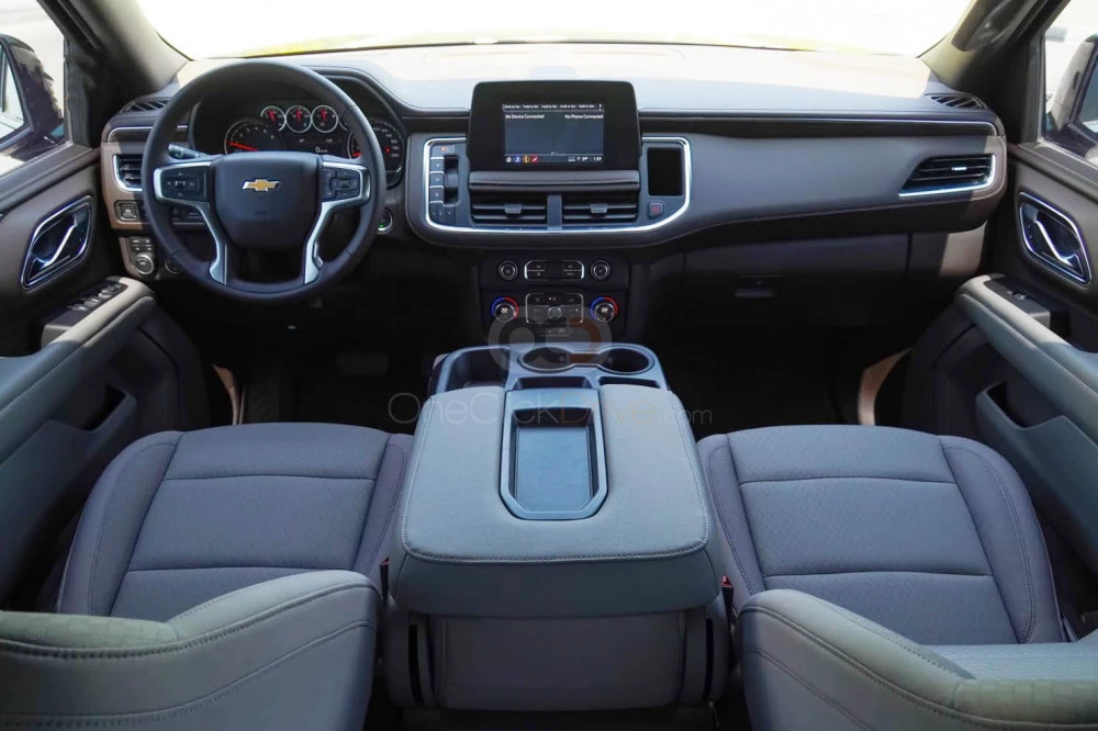 Black Chevrolet Tahoe LT 2021 for rent in Dubai 3