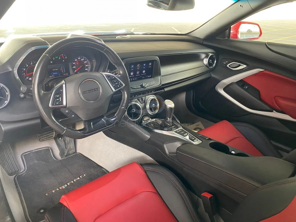 Red Chevrolet Camaro ZL1 Kit Convertible V6 2022 for rent in Abu Dhabi 4