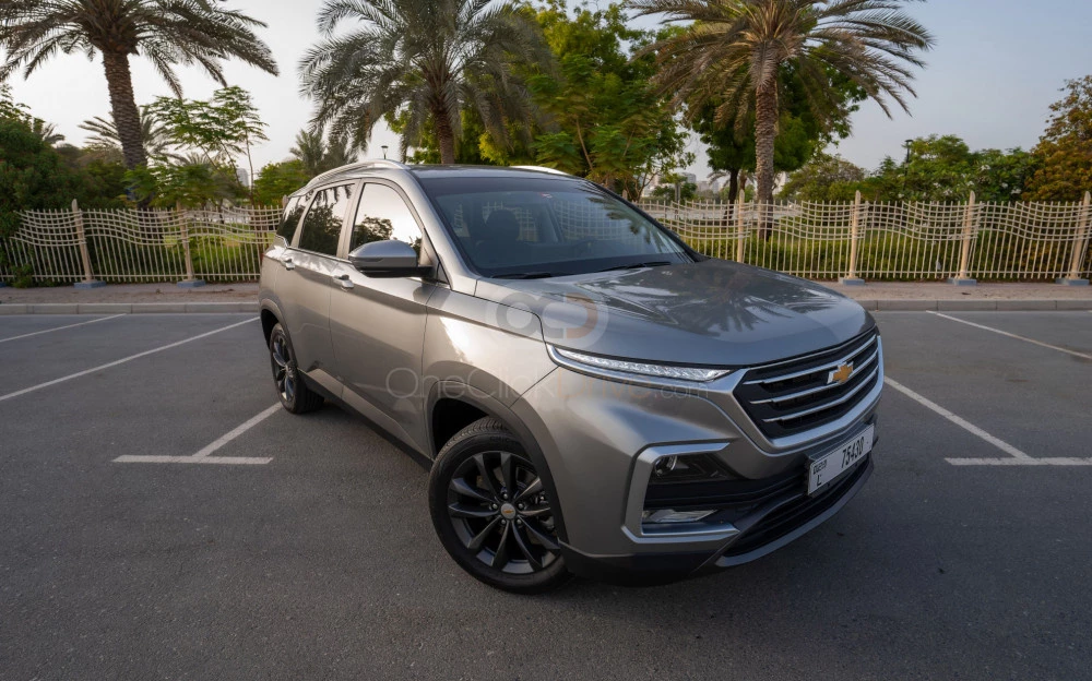 Silver Chevrolet Captiva 2023 for rent in Dubai 4