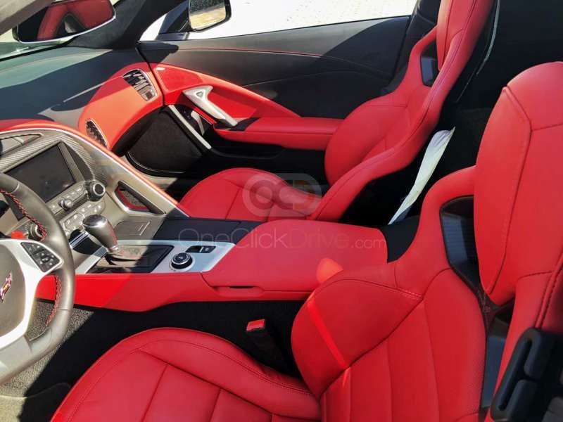 Dark Gray Chevrolet Corvette Grand Sport 2019 for rent in Dubai 3