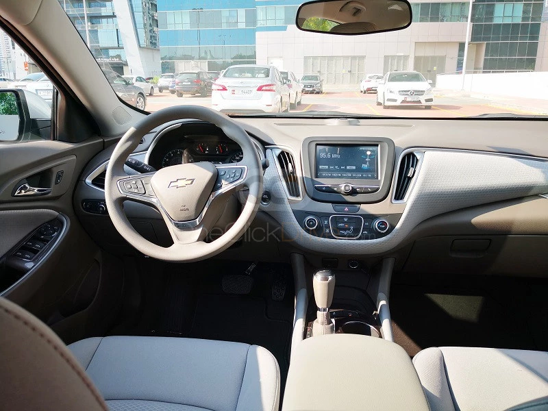 Silver Chevrolet Malibu 2018 for rent in Dubai 3