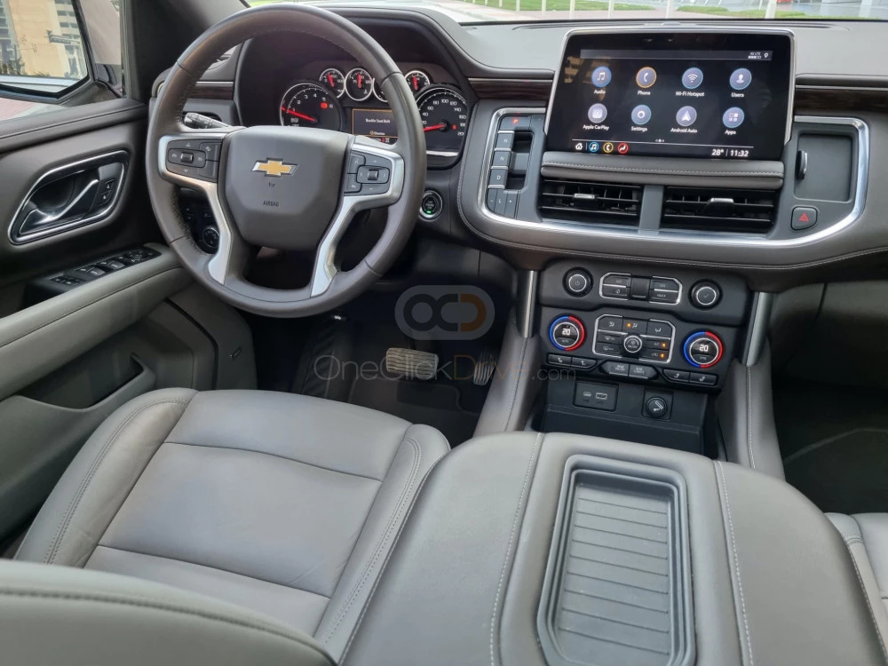 Beige Chevrolet Tahoe LT 2021 for rent in Sharjah 5