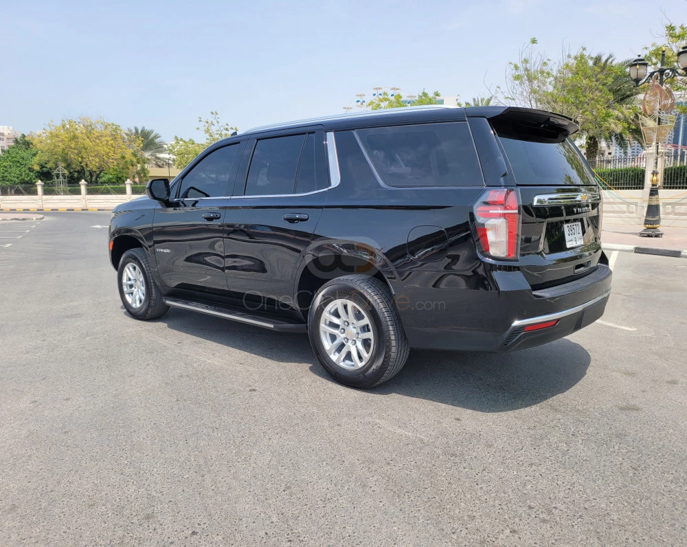 Black Chevrolet Tahoe LT 2022 for rent in Dubai 10