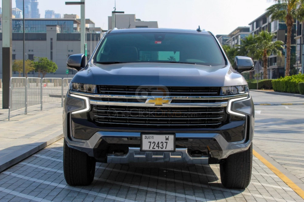 Gris oscuro Chevrolet Tahoe LT 2022 for rent in Dubai 2