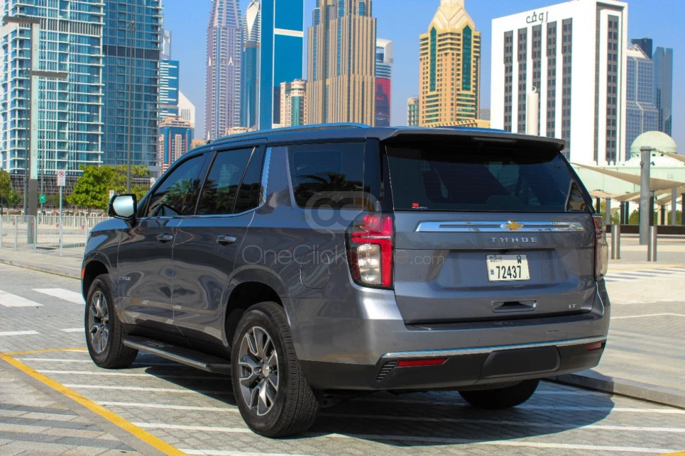 Dark Gray Chevrolet Tahoe LT 2022 for rent in Dubai 9