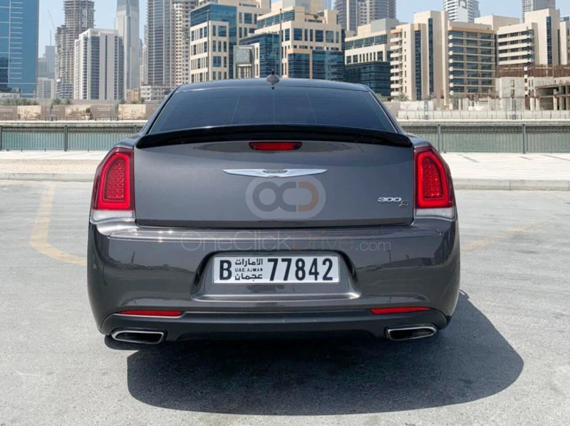 Gray Chrysler 300C 2018 for rent in Sharjah 4