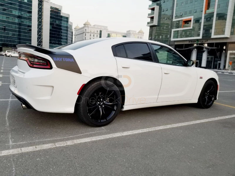 White Dodge Charger Daytona 392 V6 2018 for rent in Dubai 6