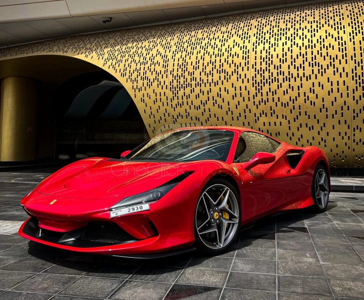 Beyaz Ferrari F8 Tributo 2022 for rent in Dubai 1