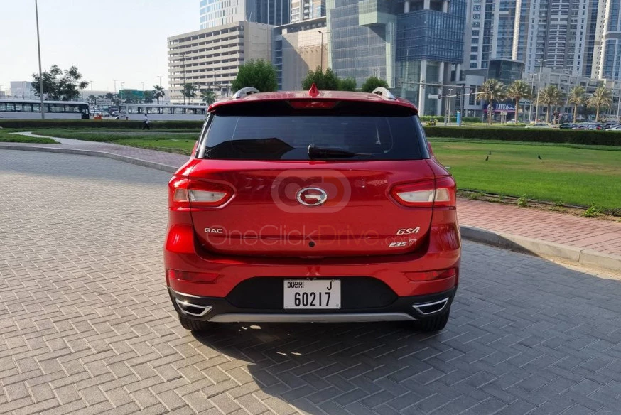 Red GAC GS4 2020 for rent in Dubai 5