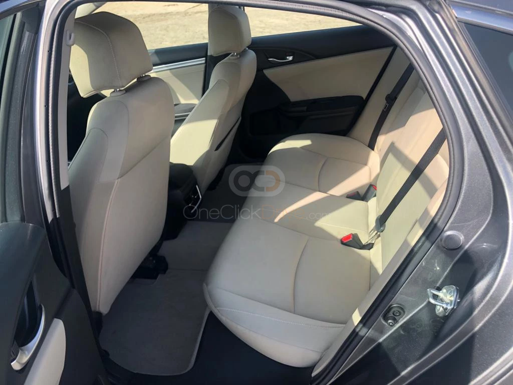 Gray Honda Civic 2020 for rent in Dubai 4