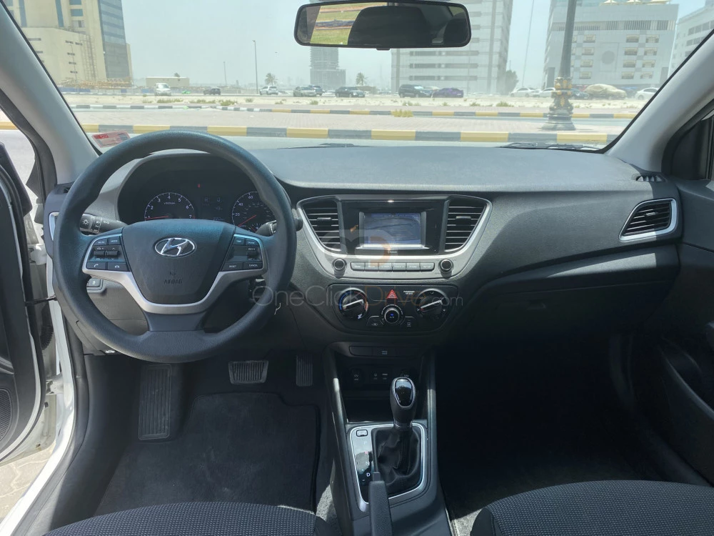 White Hyundai Accent 2018 for rent in Sharjah 7