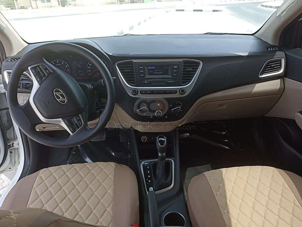 White Hyundai Accent 2020 for rent in Sharjah 5