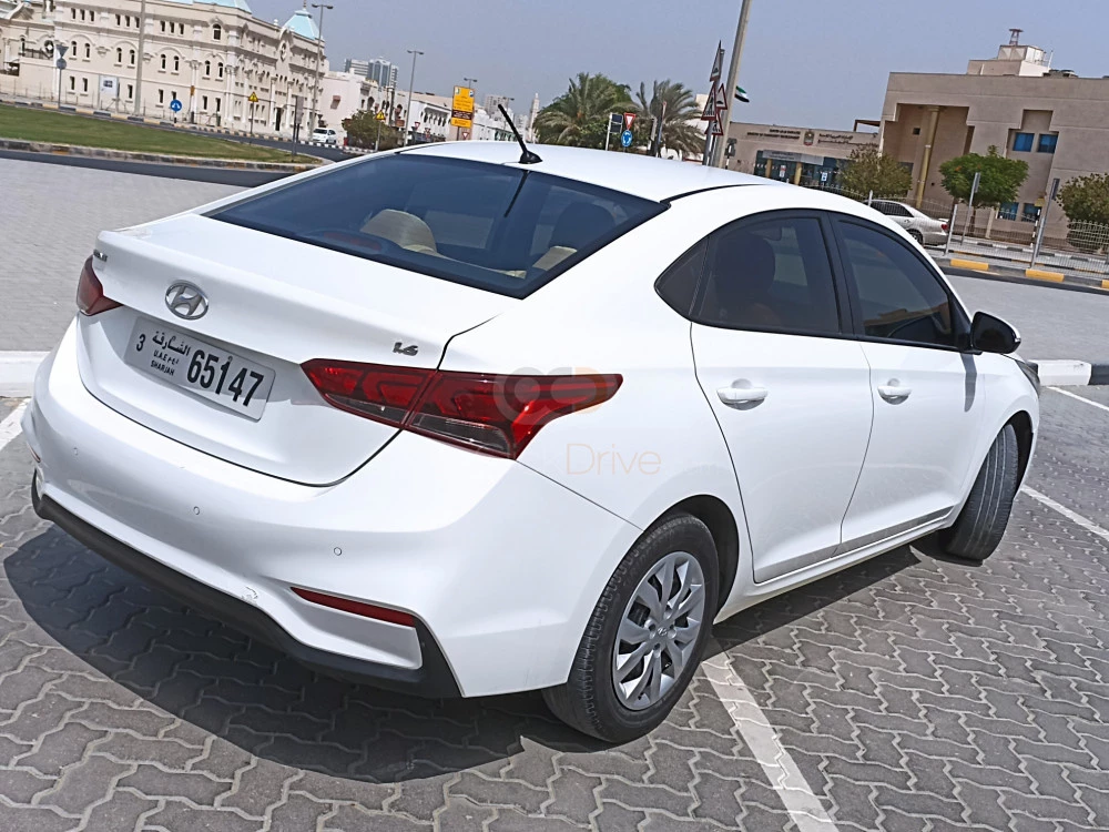 White Hyundai Accent 2020 for rent in Sharjah 6