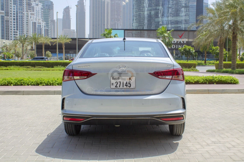 Silver Hyundai Accent 2021 for rent in Dubai 8