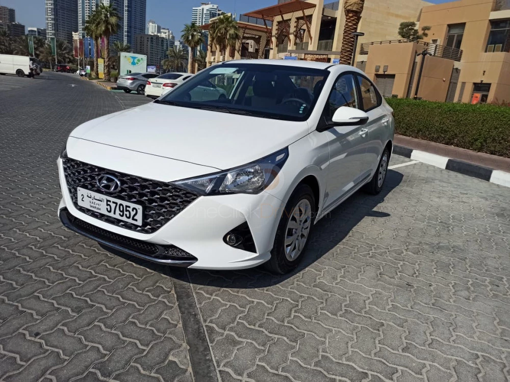 White Hyundai Accent 2022 for rent in Sharjah 9
