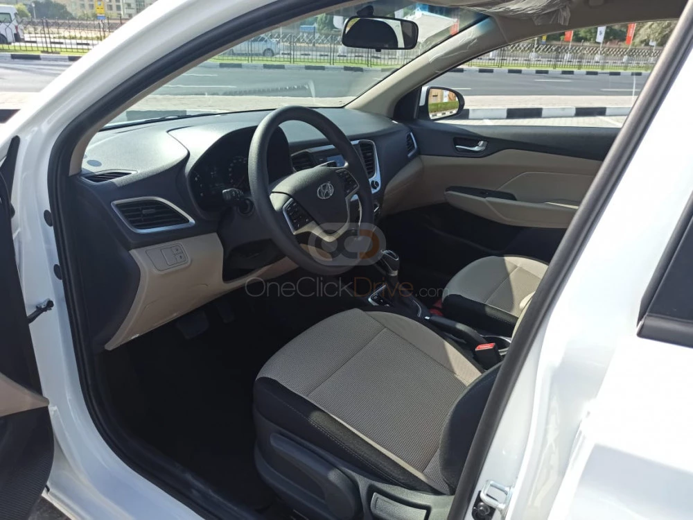 White Hyundai Accent 2022 for rent in Sharjah 5