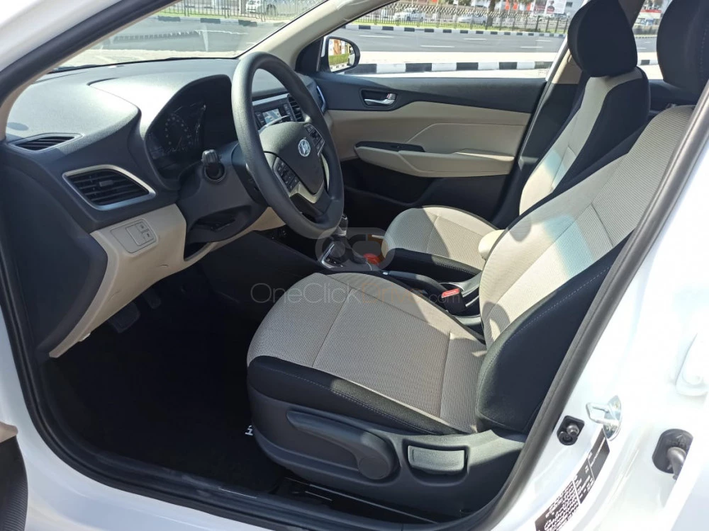 White Hyundai Accent 2022 for rent in Sharjah 4