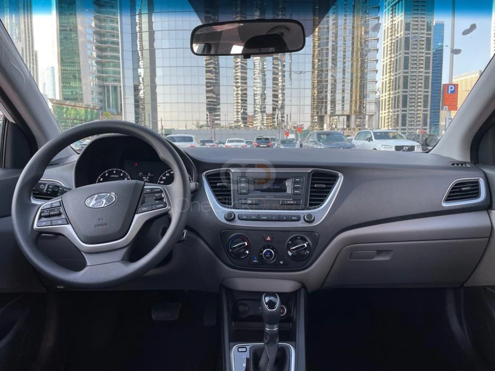 White Hyundai Accent 2022 for rent in Dubai 7