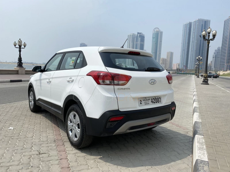 Blanco Hyundai Creta 2019 for rent in Sharjah 5