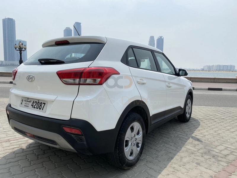Blanco Hyundai Creta 2019 for rent in Sharjah 3