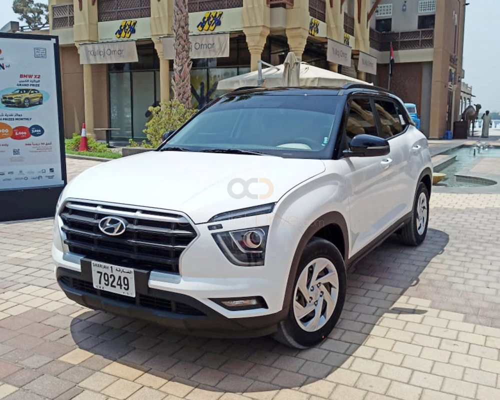 White Hyundai Creta 2022 for rent in Ajman 7