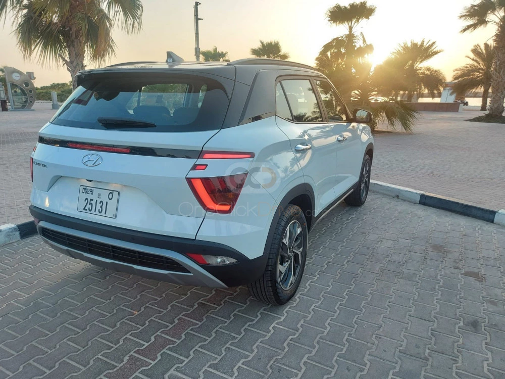 White Hyundai Creta 2022 for rent in Dubai 6
