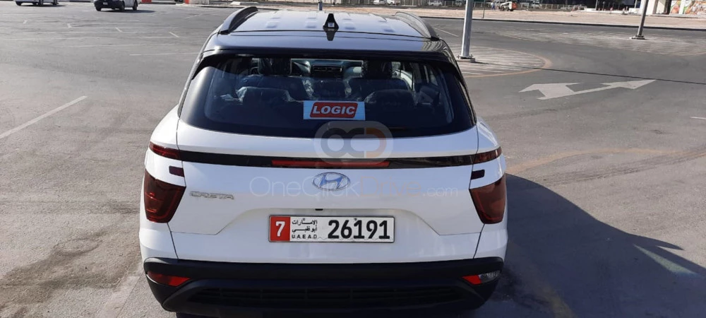 White Hyundai Creta 2022 for rent in Abu Dhabi 7