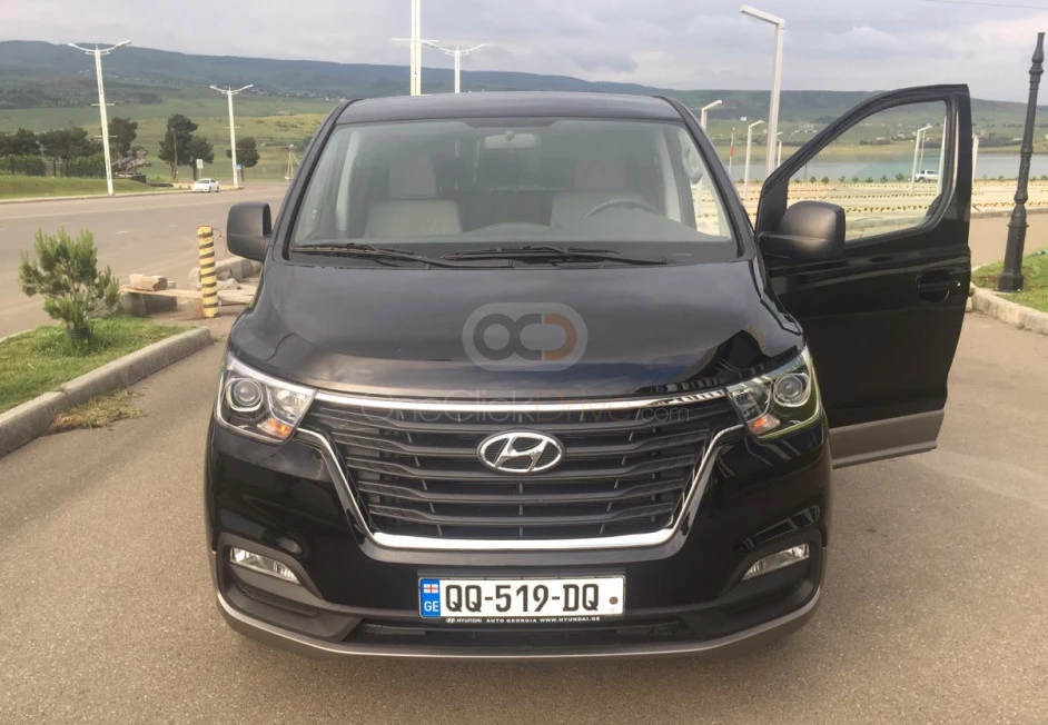 Black Hyundai H1 2019 for rent in Tbilisi 2