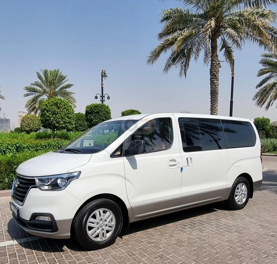 White Hyundai H1 2020 for rent in Dubai 4