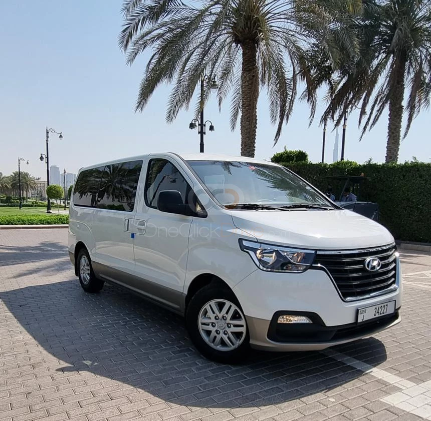 White Hyundai H1 2020 for rent in Dubai 3