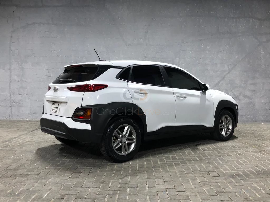 White Hyundai Kona 2019 for rent in Dubai 4