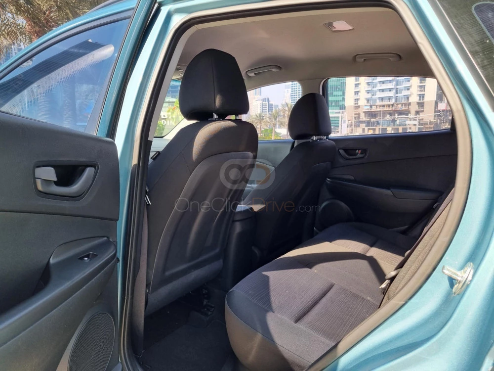 Sapphire Blue Hyundai Kona 2019 for rent in Sharjah 6