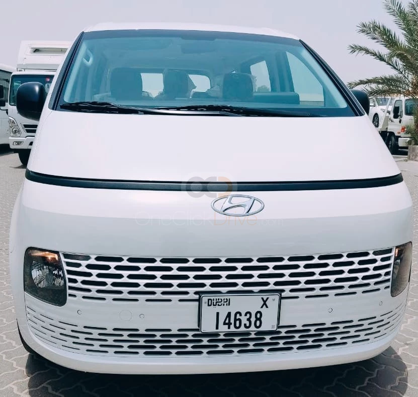 White Hyundai Staria 9S 2022 for rent in Dubai 7