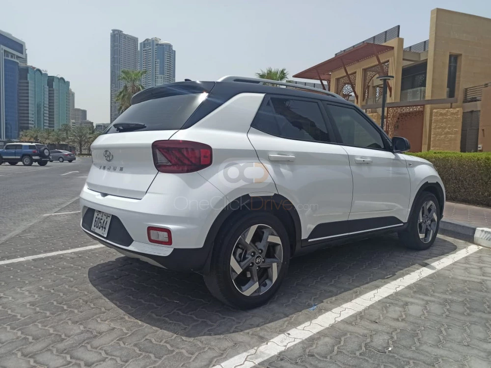 White Hyundai Venue 2022 for rent in Sharjah 4