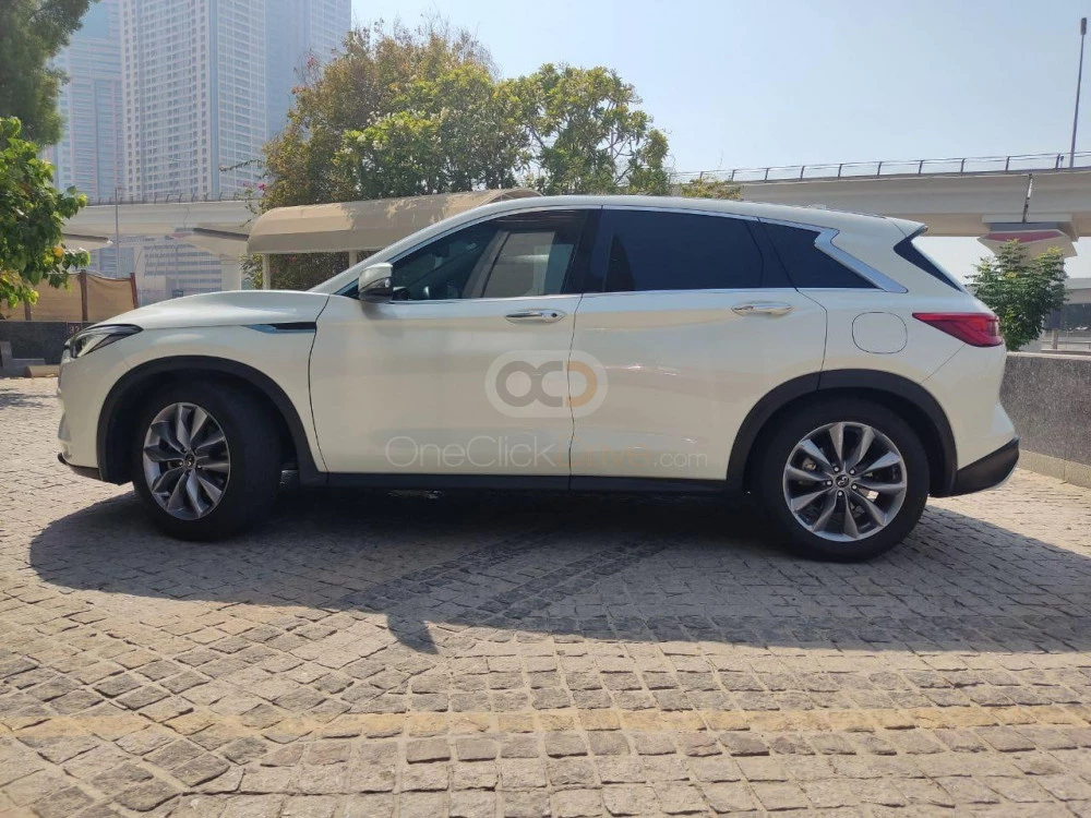 White Infiniti QX50 2020 for rent in Dubai 2