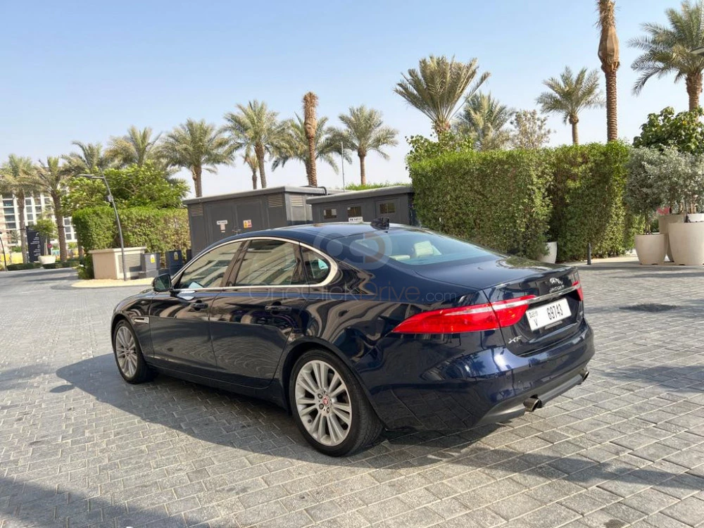 Blue Jaguar XF 2020 for rent in Dubai 5