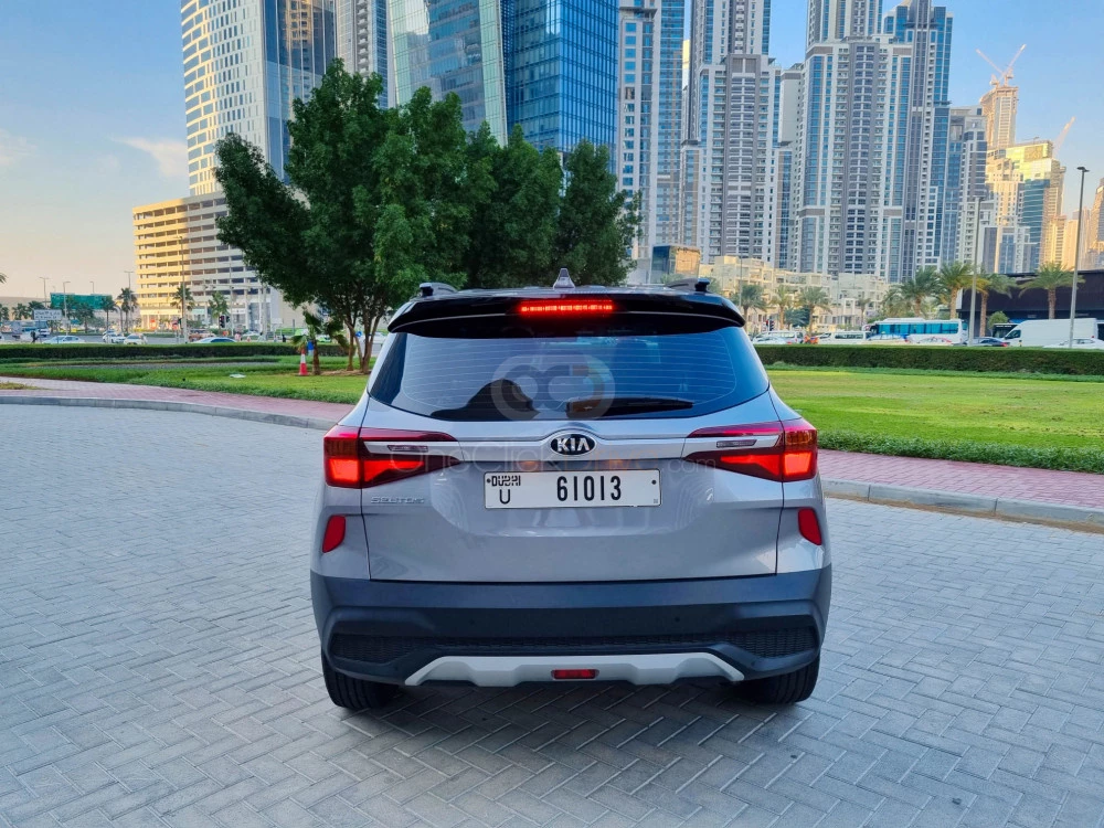 Metallic Grey Kia Seltos 2020 for rent in Sharjah 9