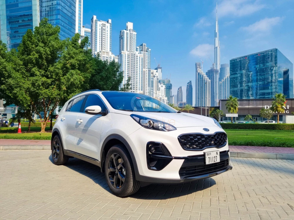 White Kia Sportage 2022 for rent in Sharjah 1