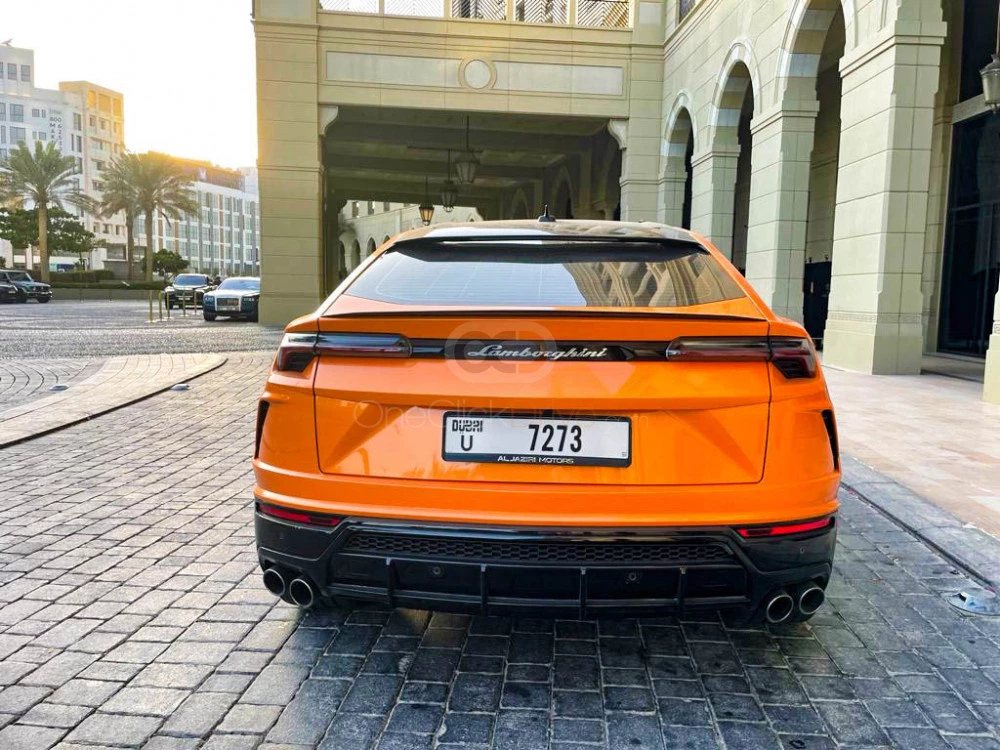 Orange Lamborghini Urus Pearl Capsule 2021 for rent in Dubai 6