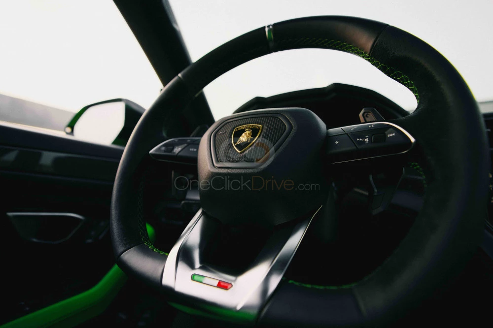 White Lamborghini Urus Pearl Capsule 2021 for rent in Dubai 8