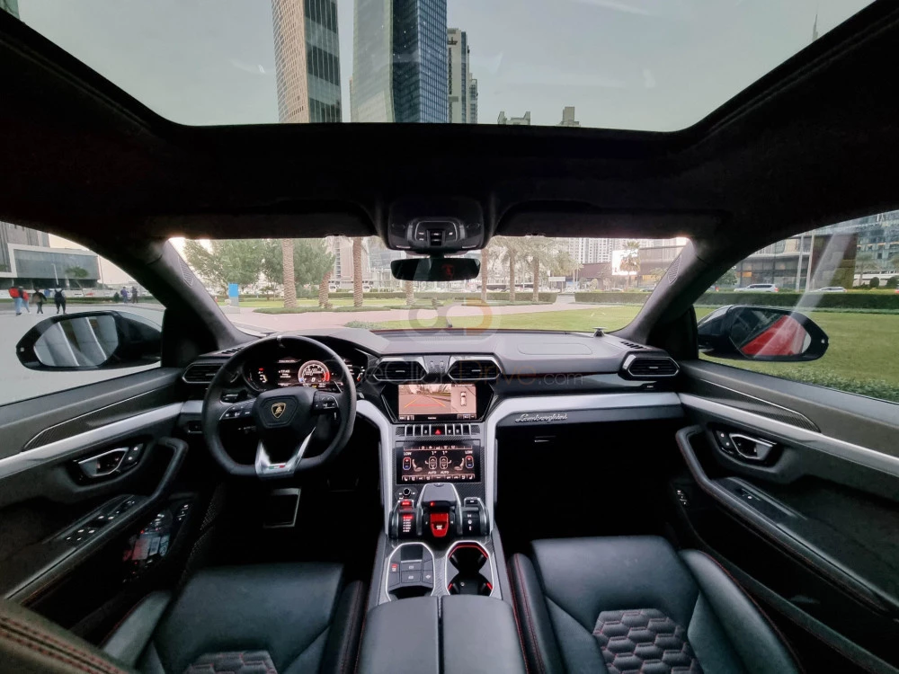 Red Lamborghini Urus 2020 for rent in Dubai 4