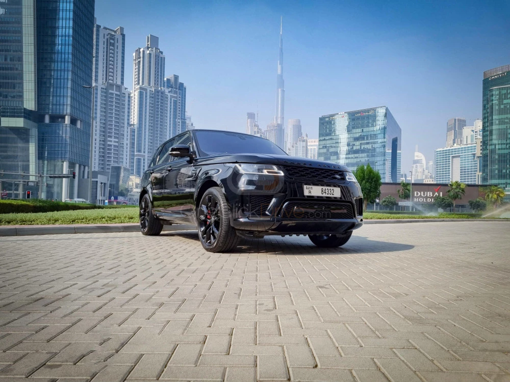 Black Land Rover Range Rover Sport SE 2020 for rent in Dubai 1