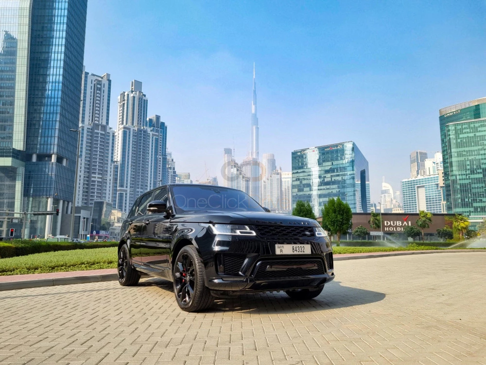 Black Land Rover Range Rover Sport SE 2020 for rent in Dubai 9